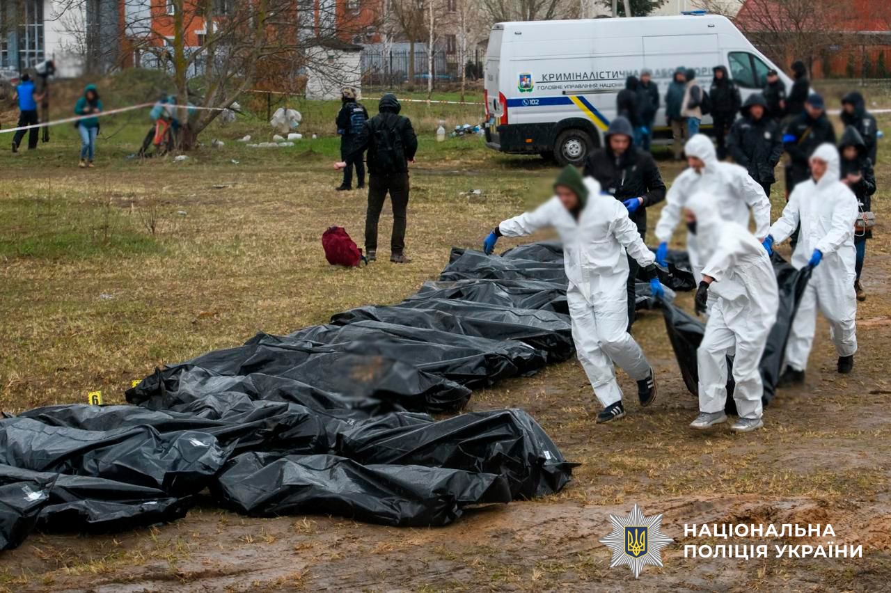   Правоохоронці підбили підсумки розслідування воєнних злочинів рф у Бучі