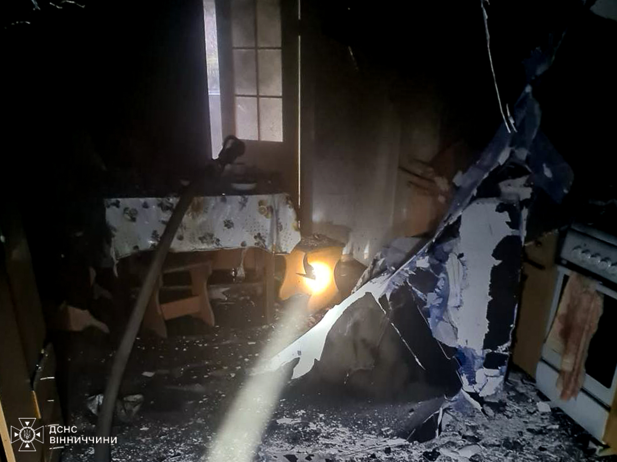 Неподалік Вінниці сталася пожежа у приватному будинку