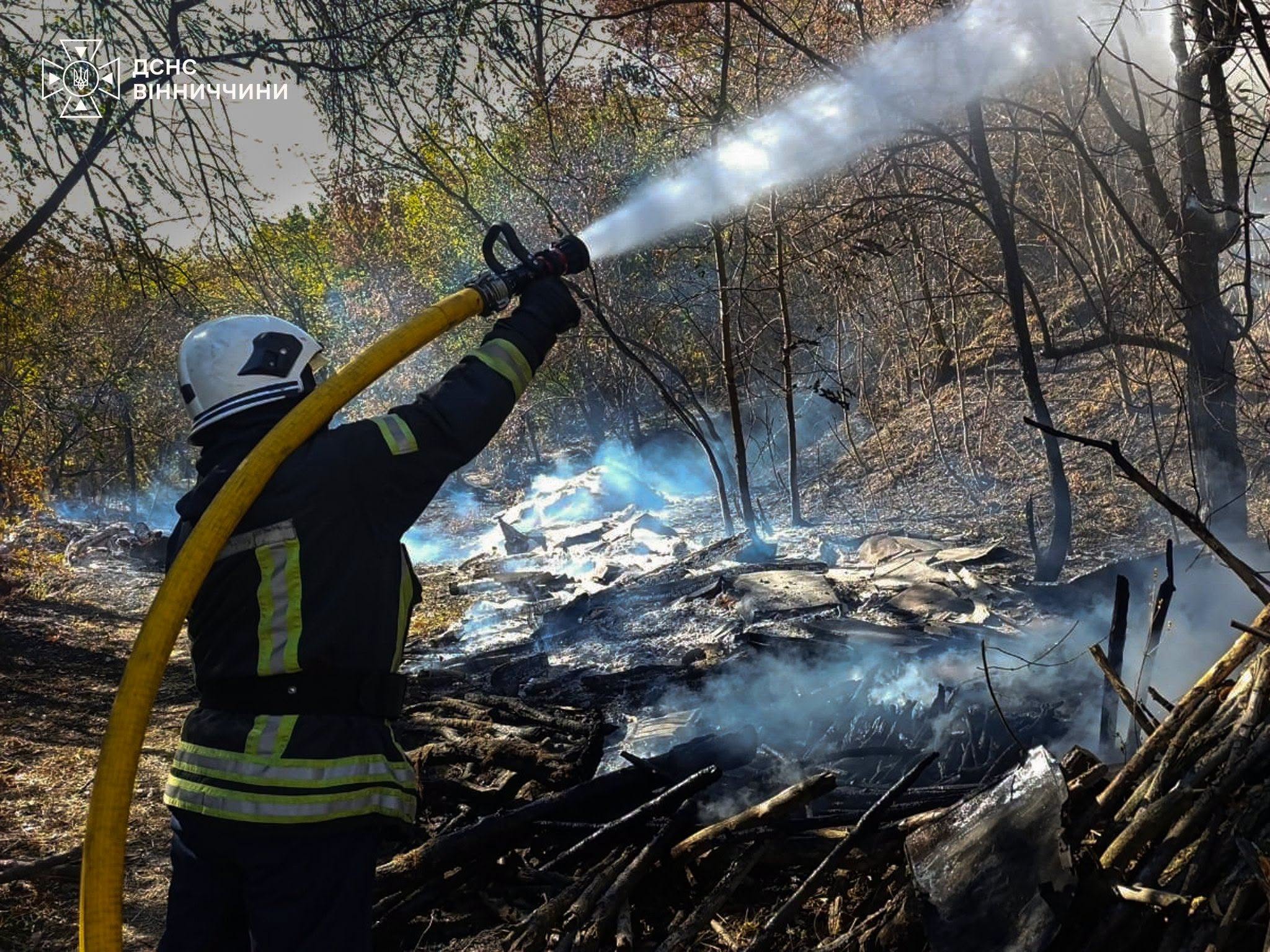 На Вінниччині сталося два десятка пожеж на відкритих територіях