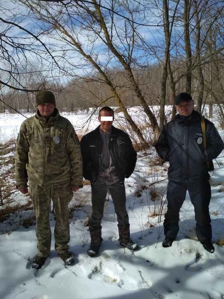 Житомирські прикордонники у зоні відчуження затримали любителя екстремального туризму