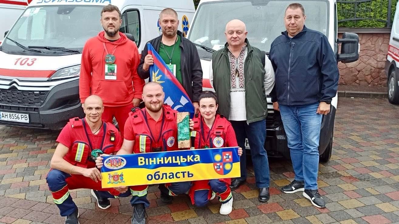 Вінничани стали другими на Чемпіонаті України з екстреної медичної допомоги