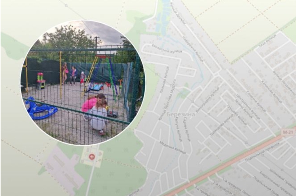 Громада проти суду: у Березині борються за збереження єдиного дитячого майданчика