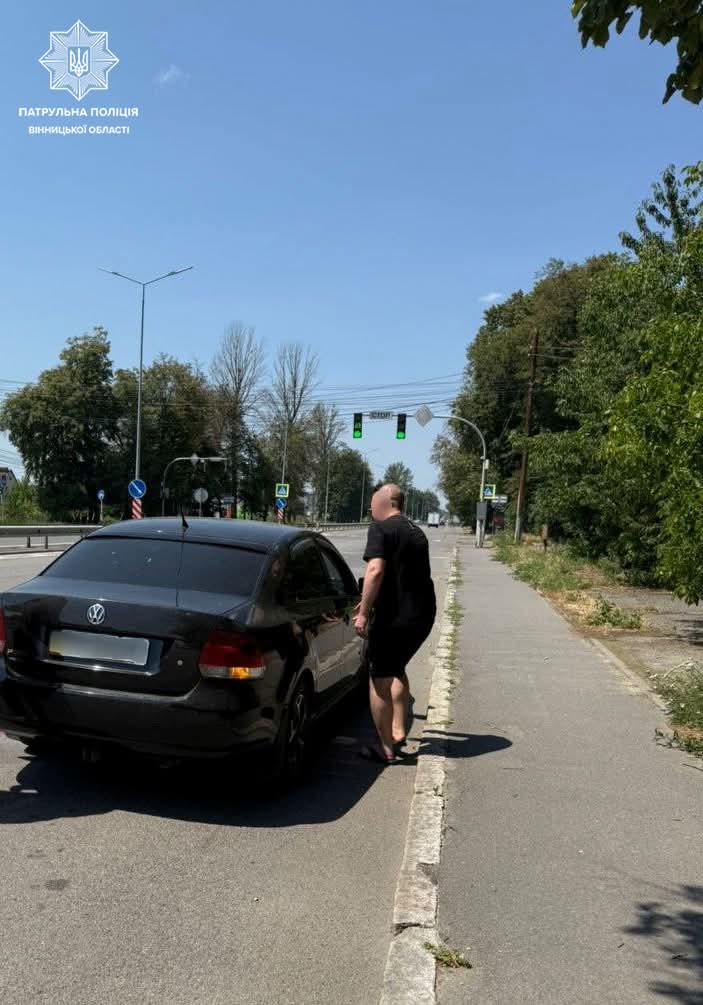 У Вінниці зупинили водія, який перевищив швидкість і сів за кермо напідпитку