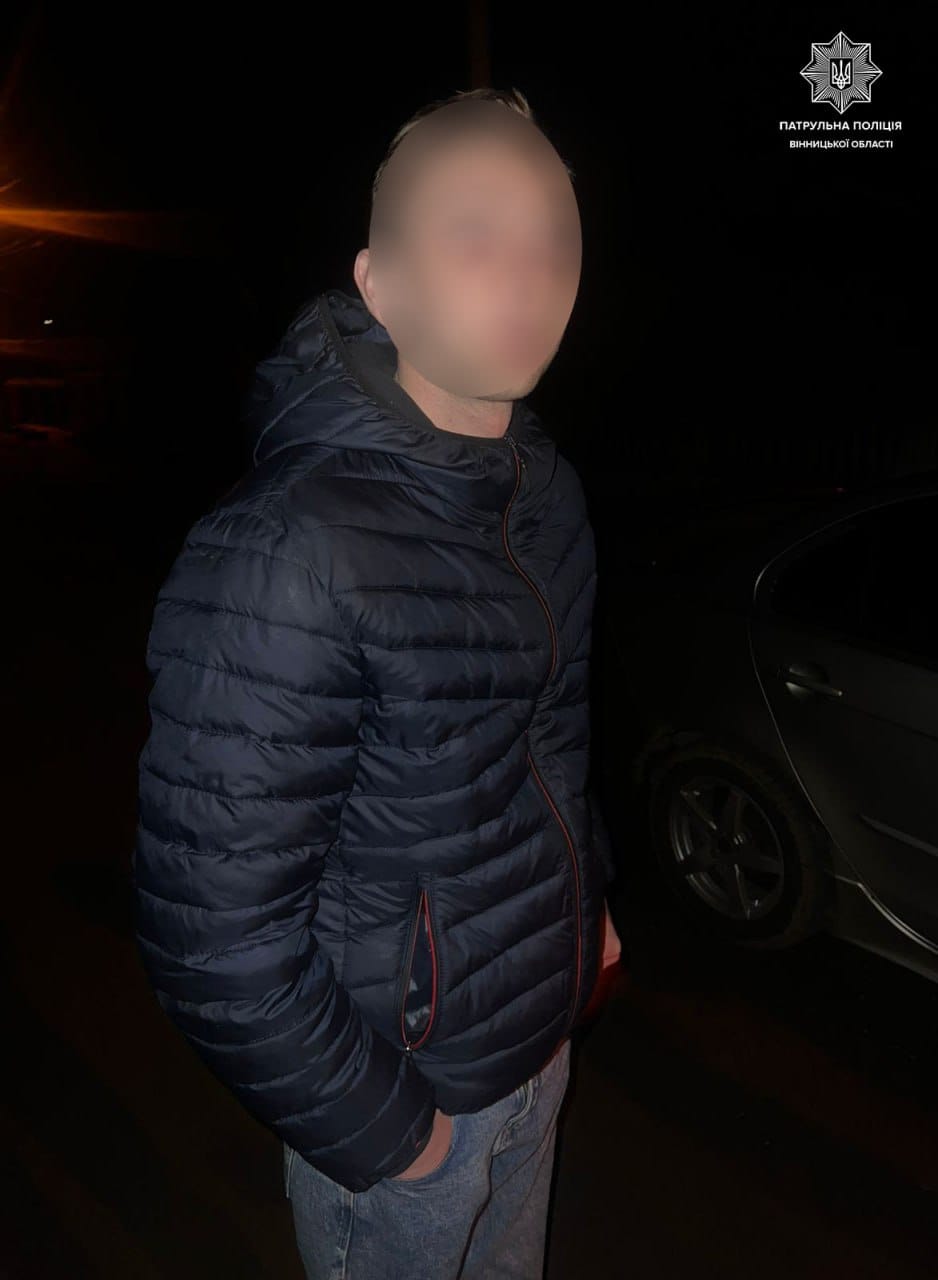 У Вінниці водій намагався втекти від патрульних