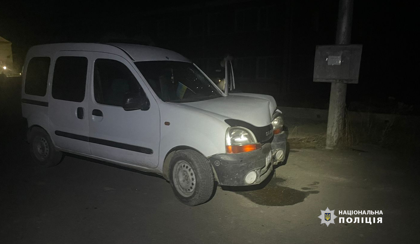  На Вінниччини після сварки чоловік збив односельчанина та в‘їхав в опору