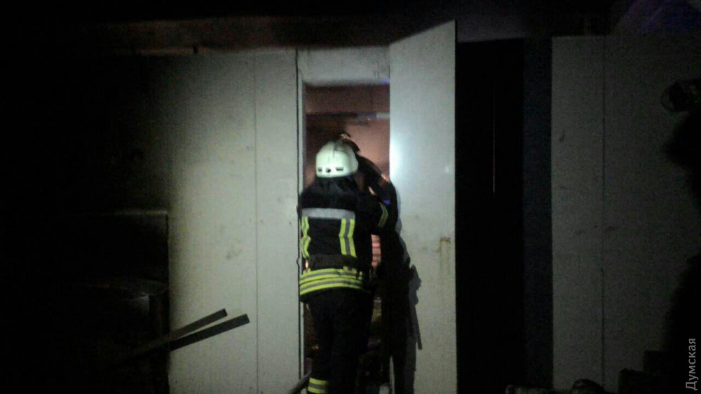 В Одесской области на базе отдыха горела сауна