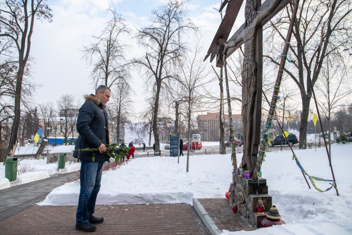 Кличко вшанував пам'ять Героїв Небесної Сотні: "Кожен день боротьби не був марним"