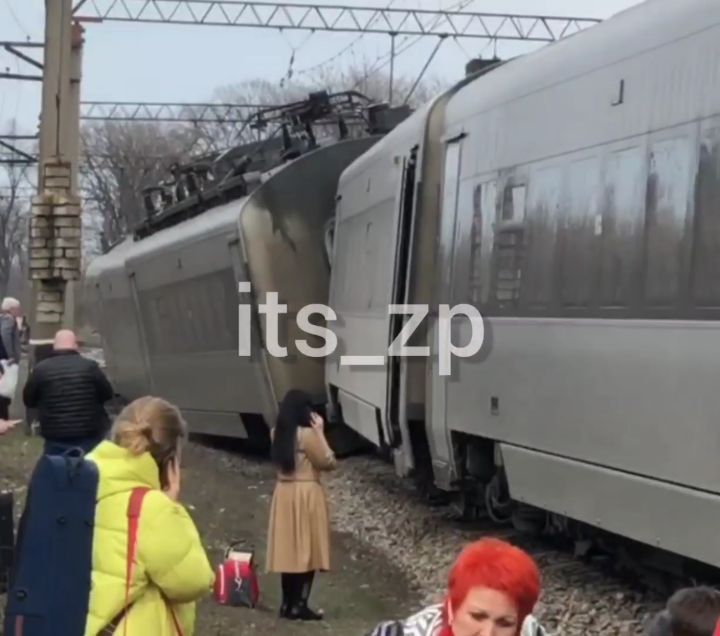 Під Запоріжжям з рейок зійшов потяг Інтерсіті