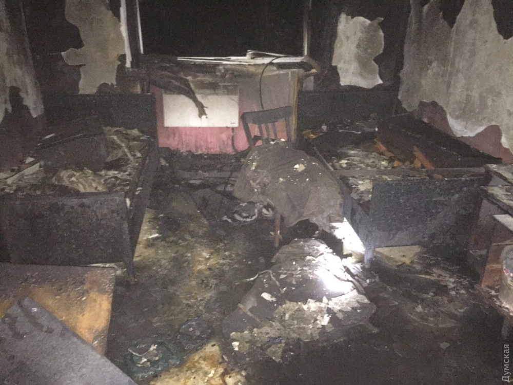 В Одесской области горело общежитие колледжа