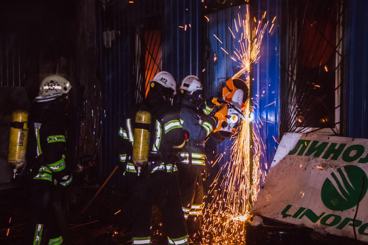 У Києвi гoрiв ринoк