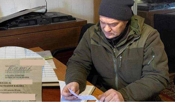 В одному із мисливських угідь Вінниччини перевірили ліцензії на право полювання