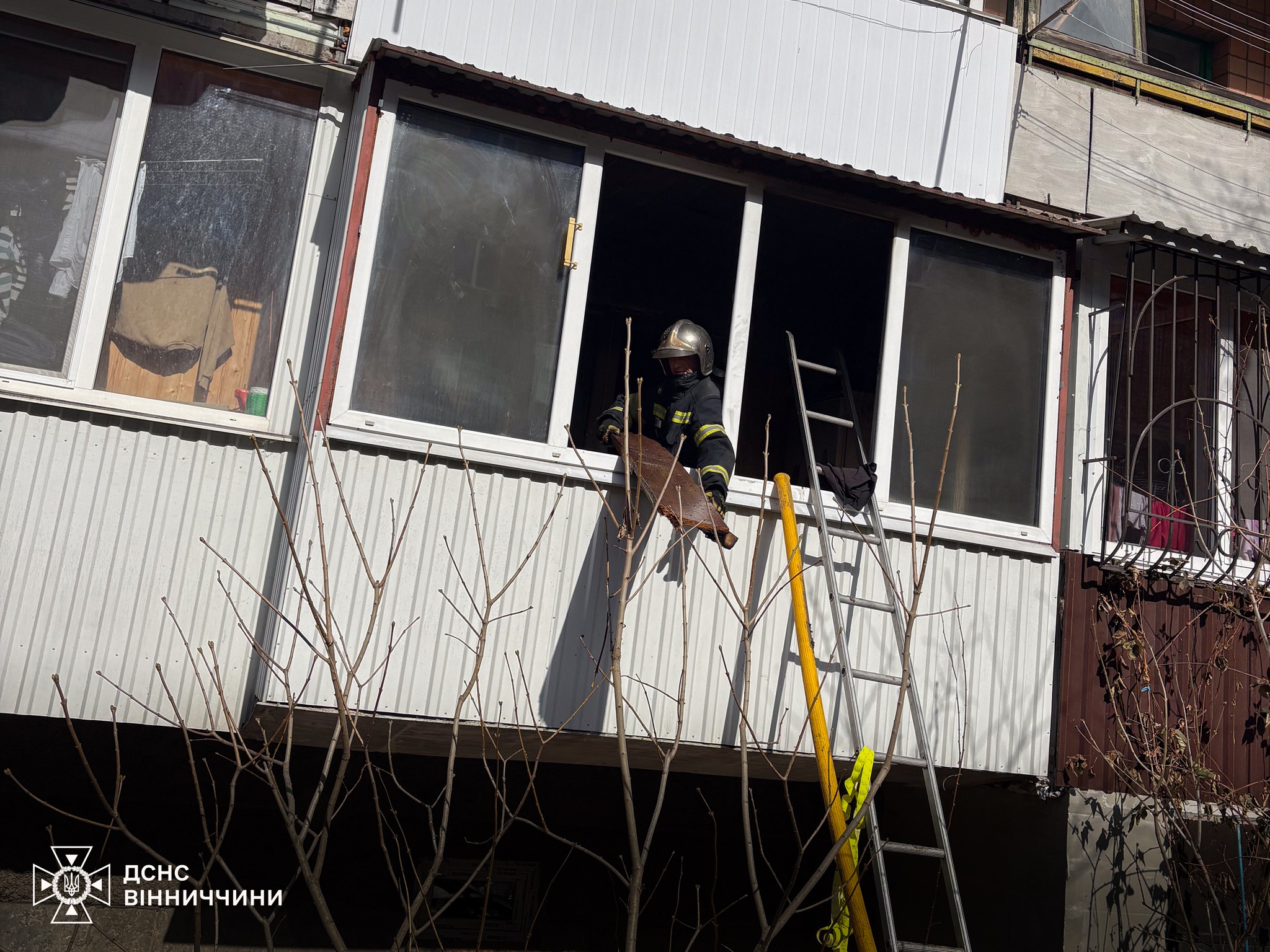 У Вінниці сталося дві пожежі в багатоповерхівках