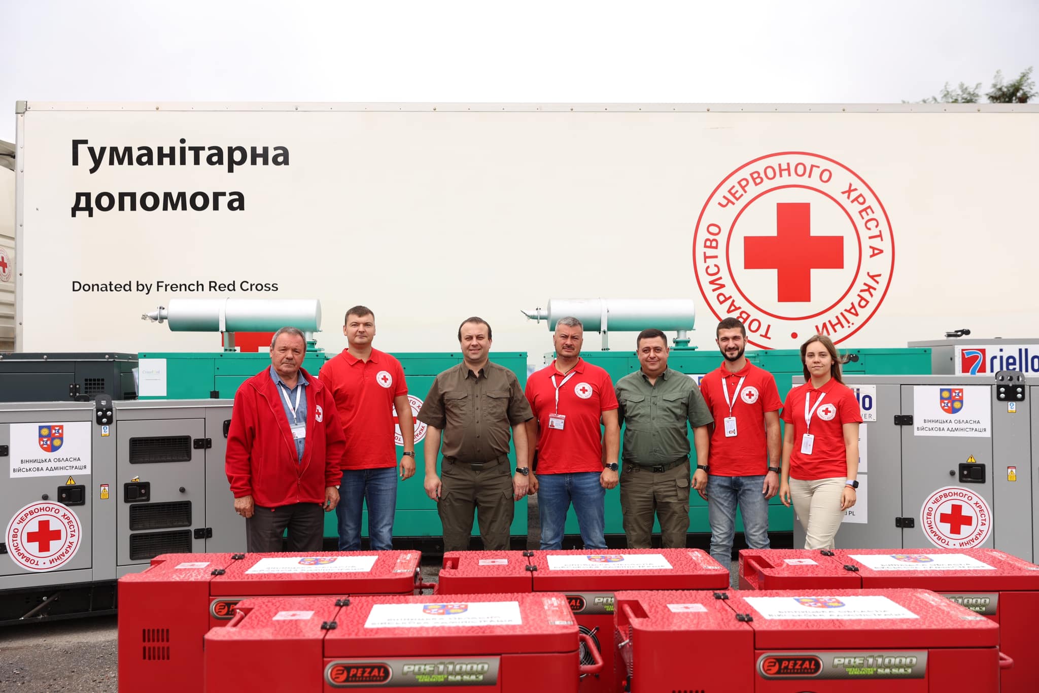 Вінниччина отримала 13 генераторів від партнерів 