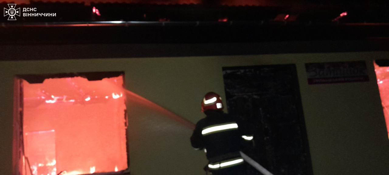 В селі на Вінниччині горіло кафе