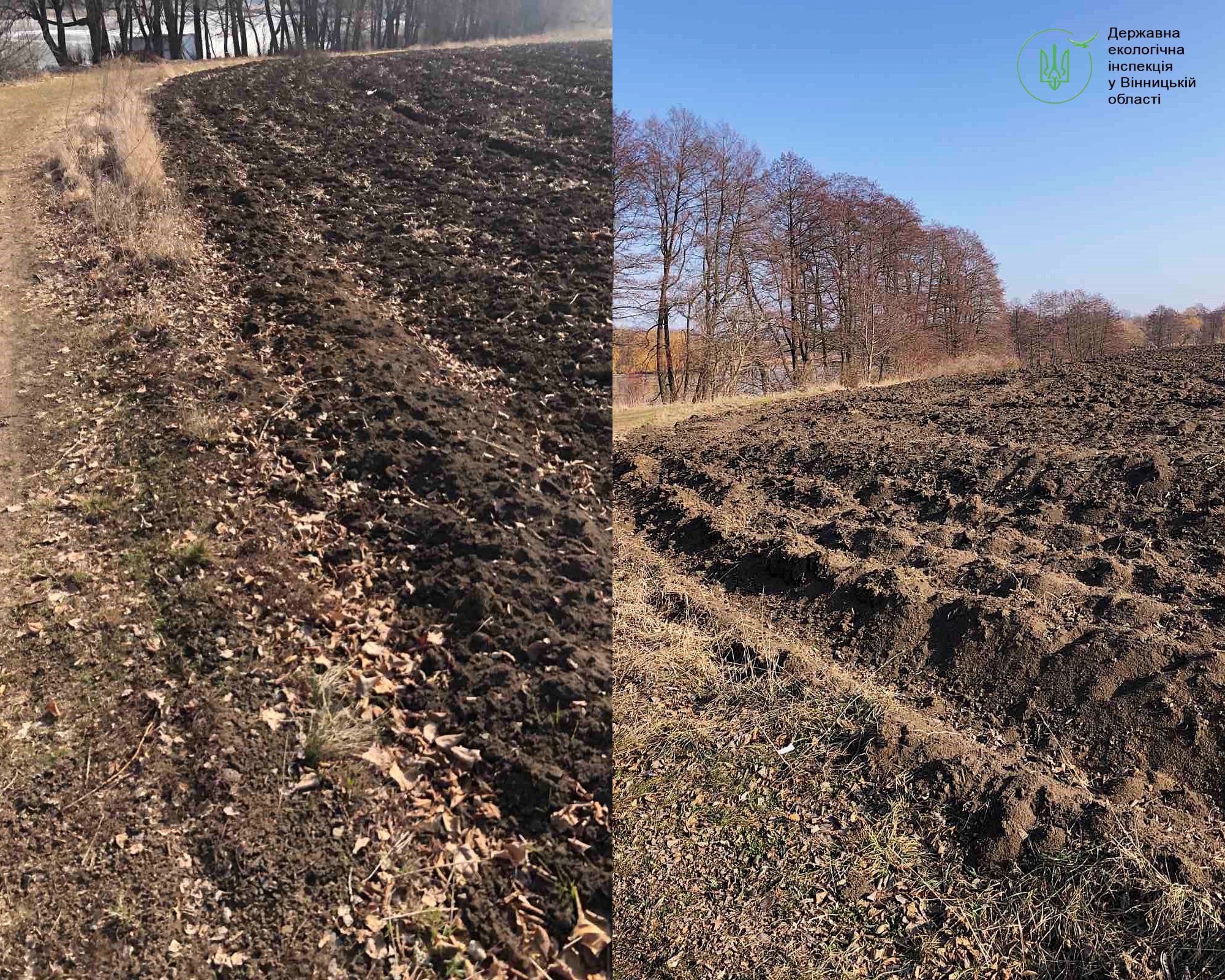 Незаконне розорювання берегів: екоінспекція виявила порушення у Шпиківській громаді