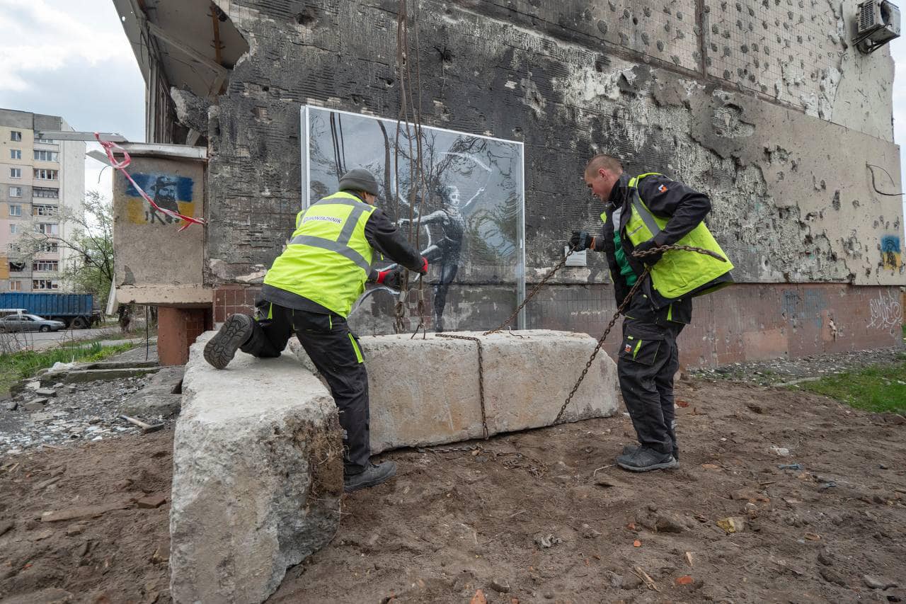 Будинок з графіті Бенксі підготували до демонтажу