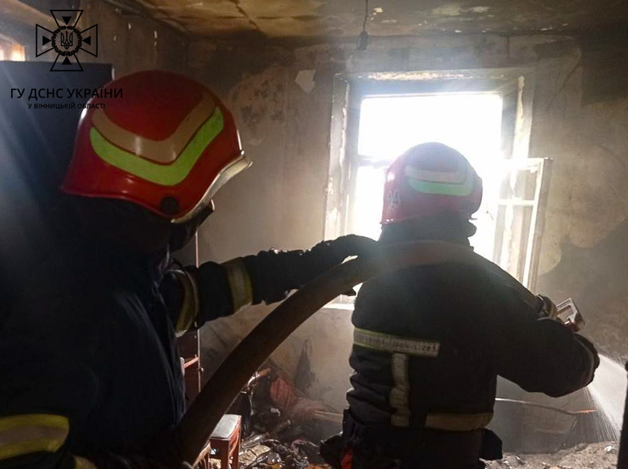 Під чaс пожежі нa Вінниччині зaгинув чоловік 