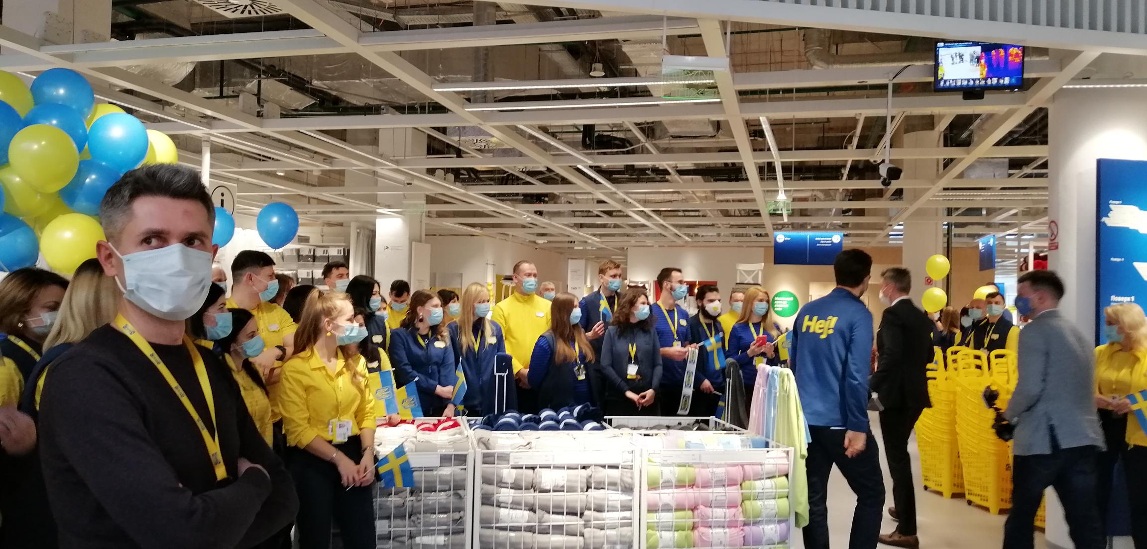 Відбулося відкриття першого в Україні магазину IKEA