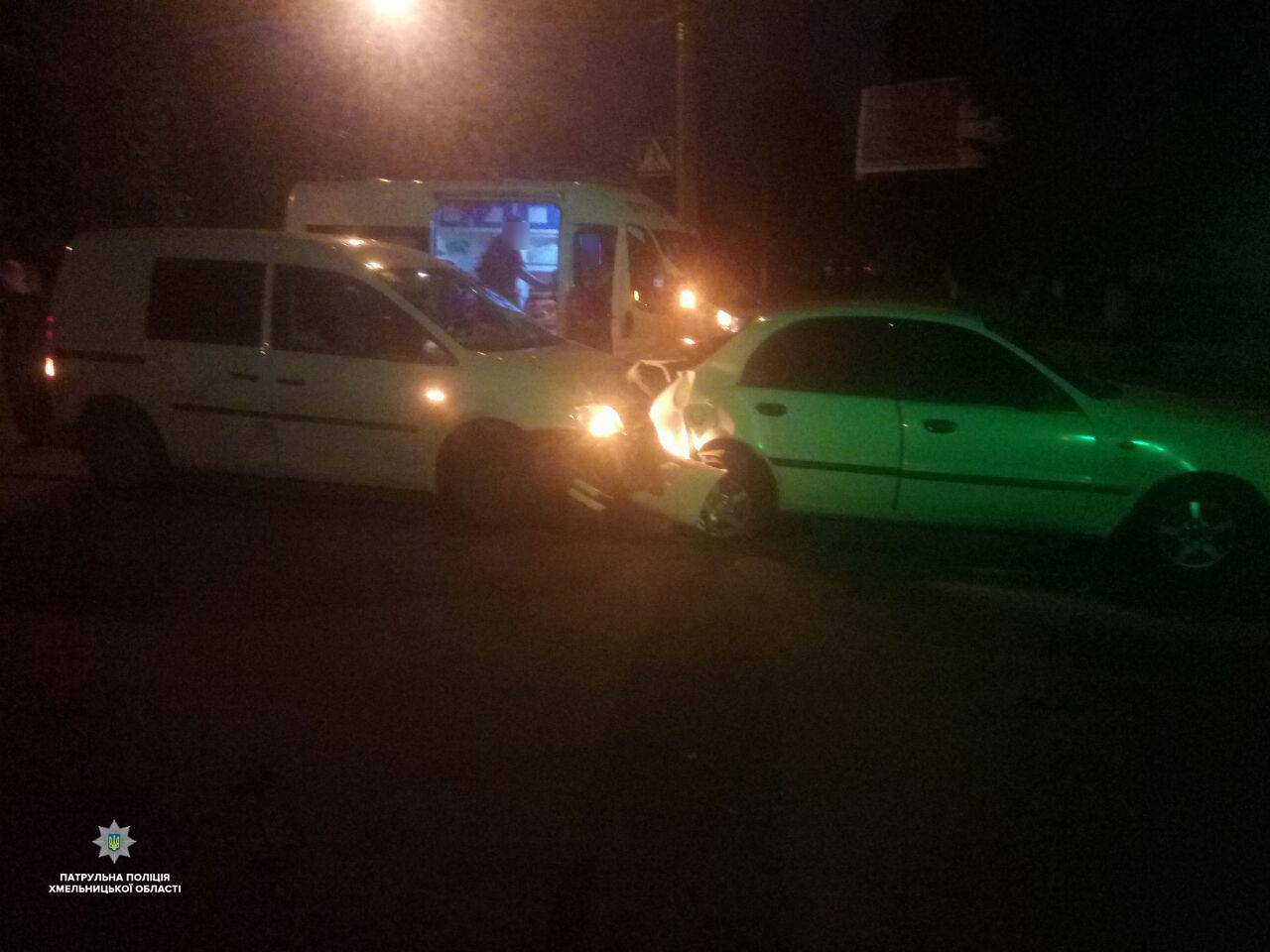 П’яний водій спричинив ДТП у Хмельницькому