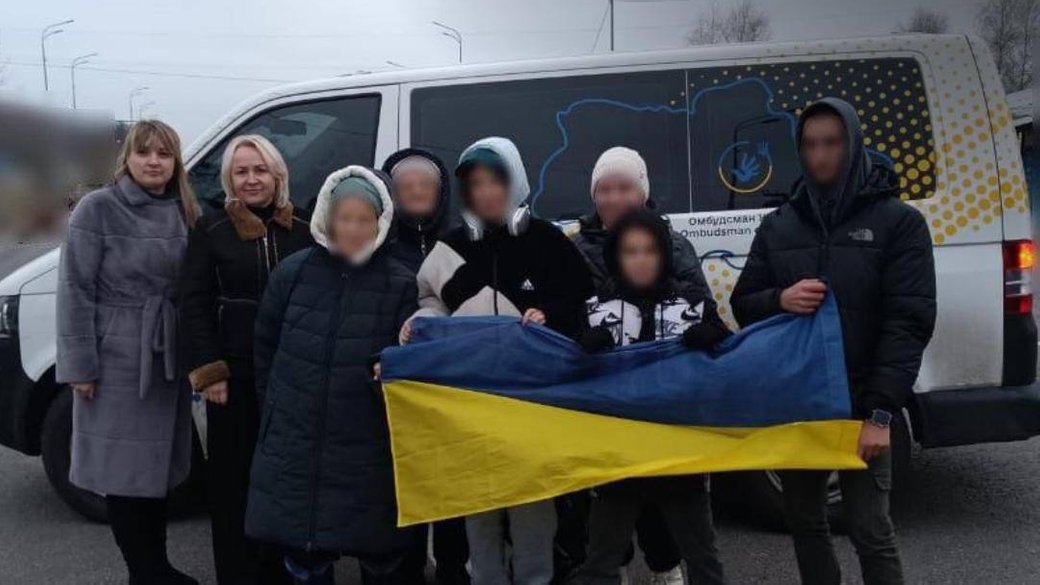 В Укрaїну повернули п‘ятьох дітей