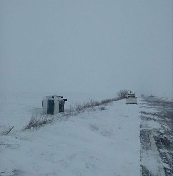 Біля Одеси перекинулася маршрутка з пасажирами