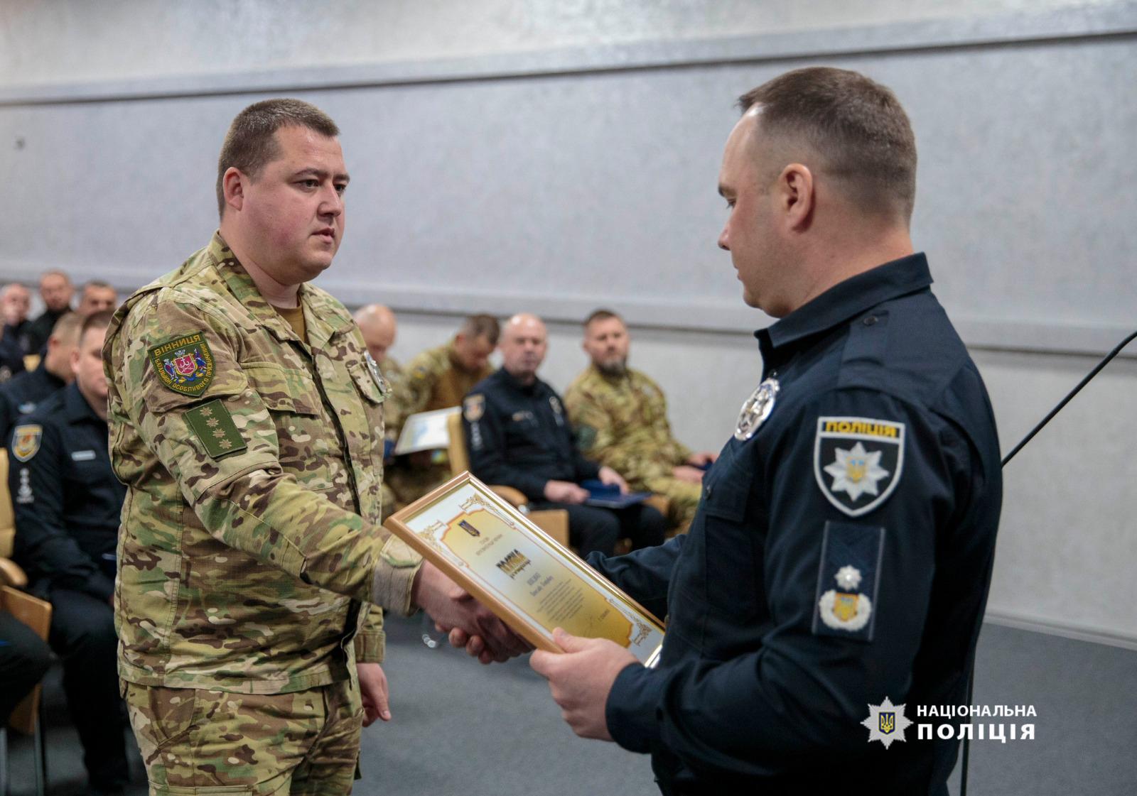 Вінницький прaвоохоронець отримaв подяку від голови пaрлaменту