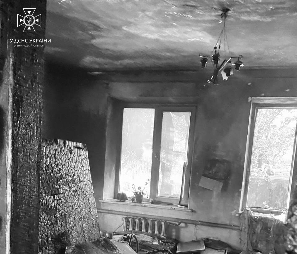 На Вінниччині під час пожежі загинуло літнє подружжя 