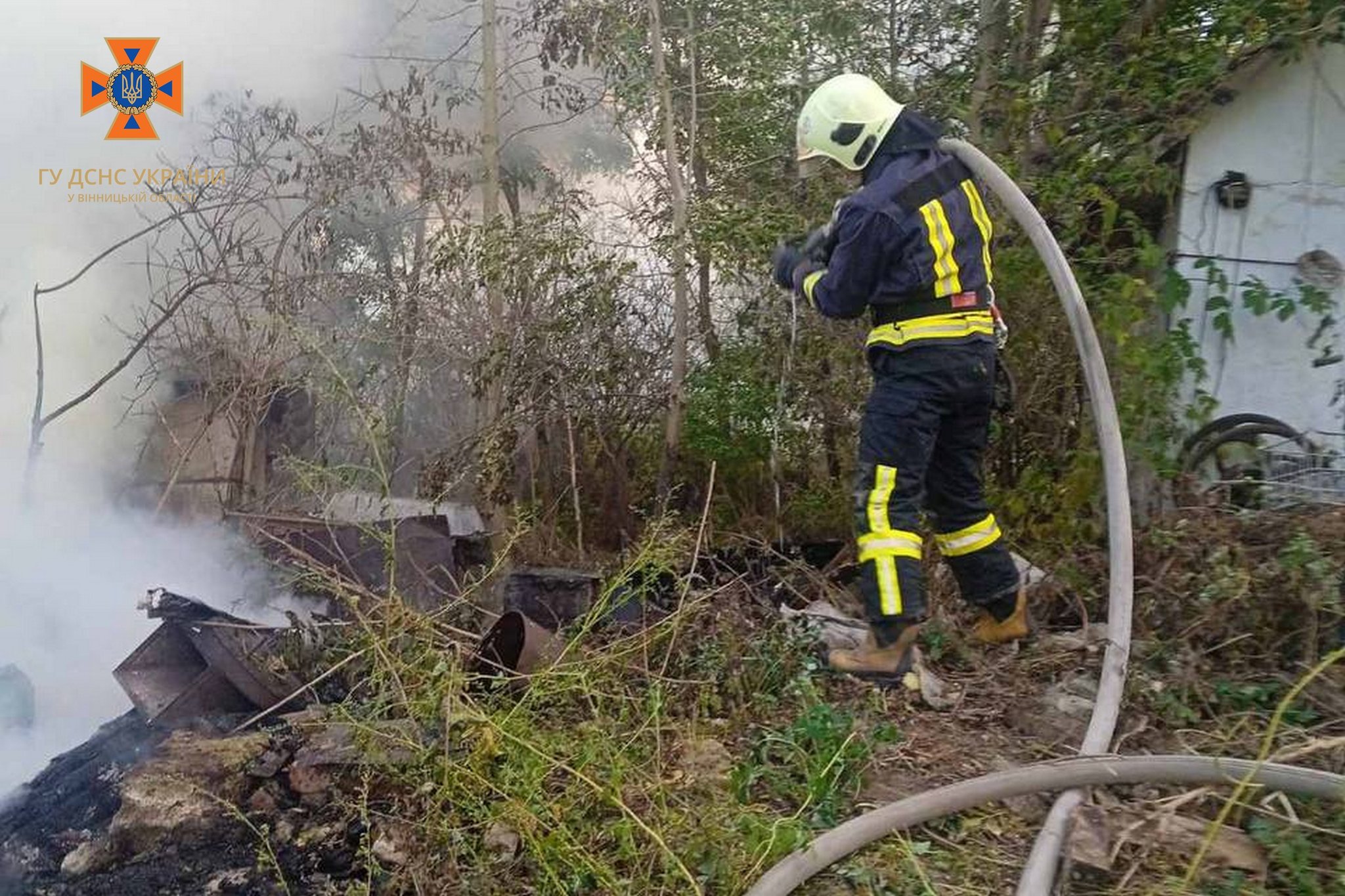 9 жовтня на Вінниччині сталося 10 пожеж, три з яких - на території приватних домоволодінь