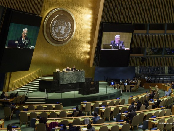 Україна поінформувала членів ГА ООН про дії Росії на Азові