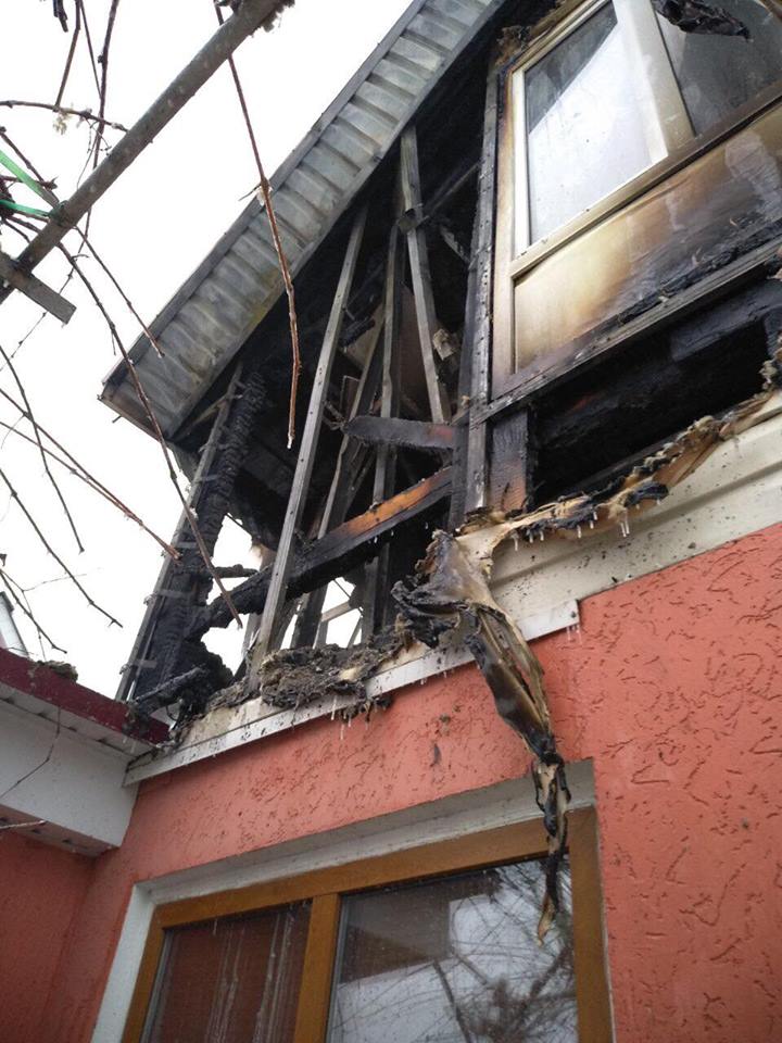 У Вінниці горів житловий будинок