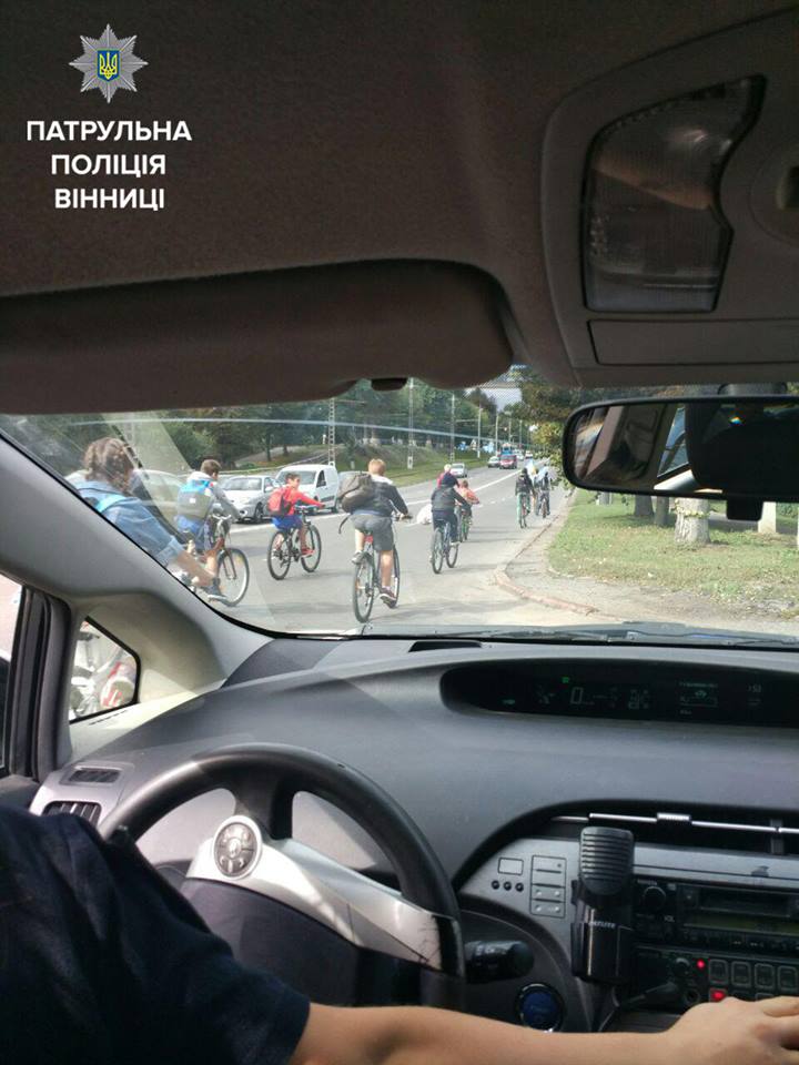 Вінницькі копи долучились до велопробігу