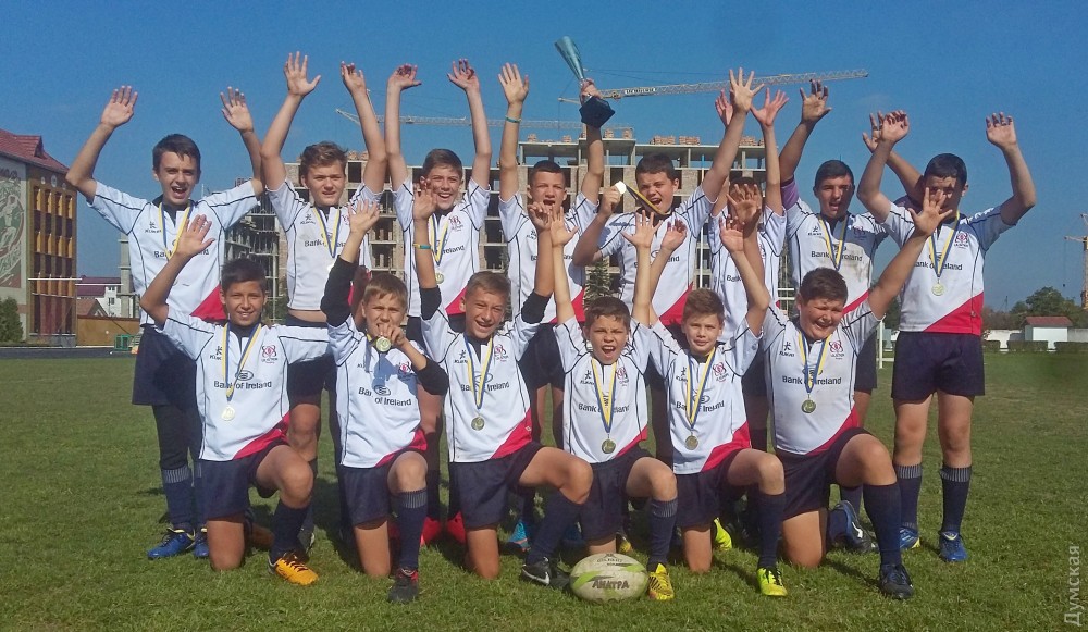 Юные одесситы завоевали «золото» и «серебро» чемпионата Украины по регби-10