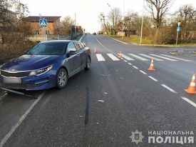 У Вінниці водій іномарки збив дівчину (ФОТО)