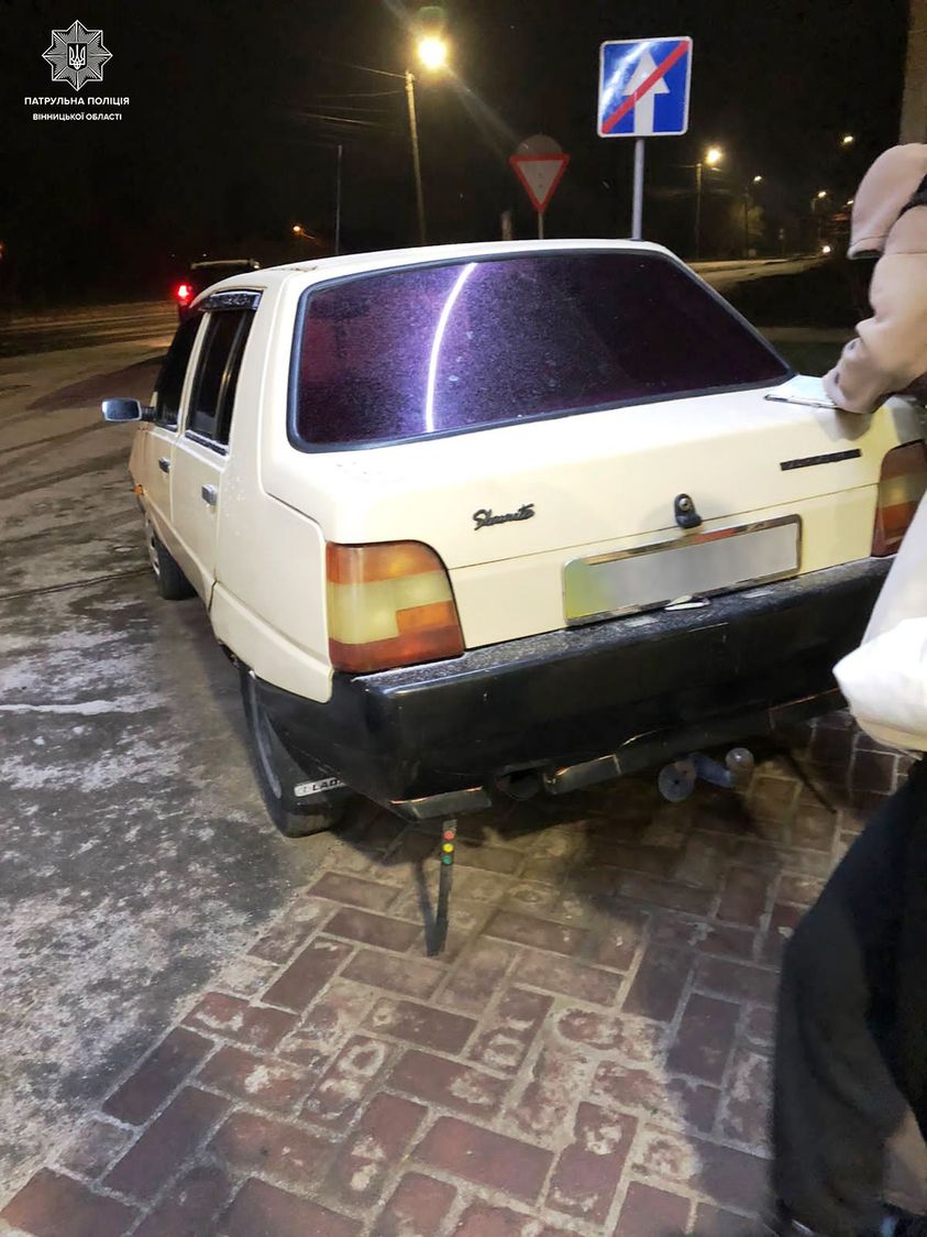 У Вінниці патрульні затримали любителя перегонів напідпитку