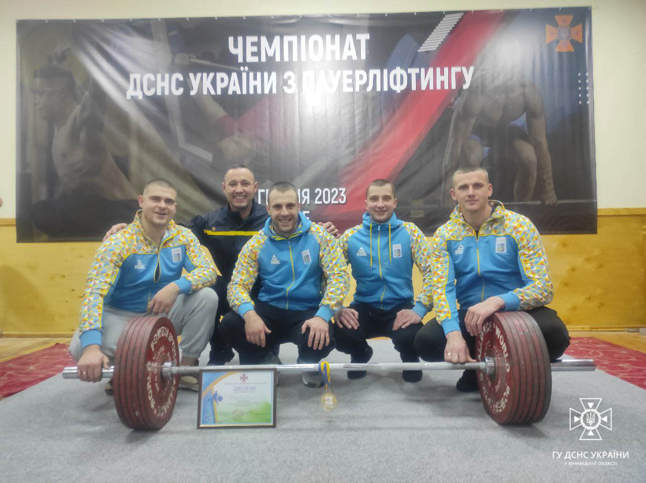 Рятувальники з Вінниці на Чемпіонаті ДСНС: бронза та подвиги у пауерліфтингу