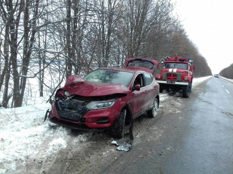 У Жмеринському районі Nissan злетів з дороги