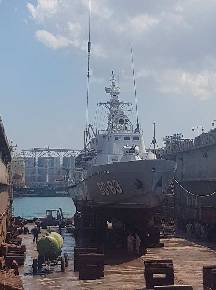 Судоверфь “Украина” Одесского порта вернулась к ремонту флота ВМС Украины