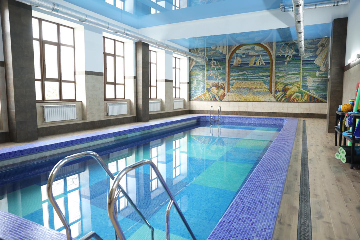 Реабілітація поранених військових: відновлений басейн у вінницькому військовому госпіталі