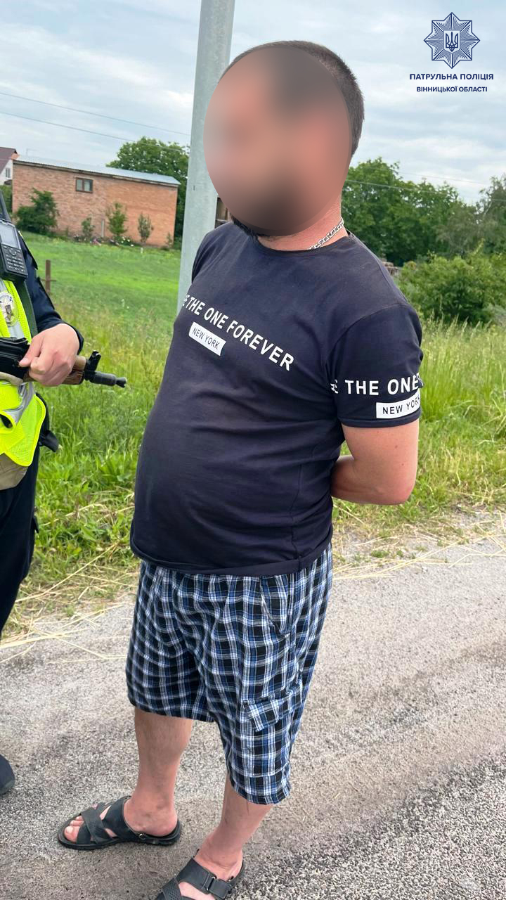 На Вінниччині чоловік добряче випив і вирішив проїхатися «з вітерцем»