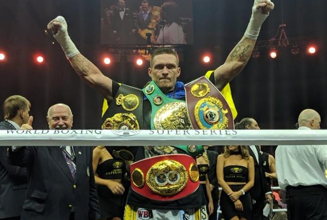 Олександр Усик зробив ривок у рейтингу найкращих боксерів світу