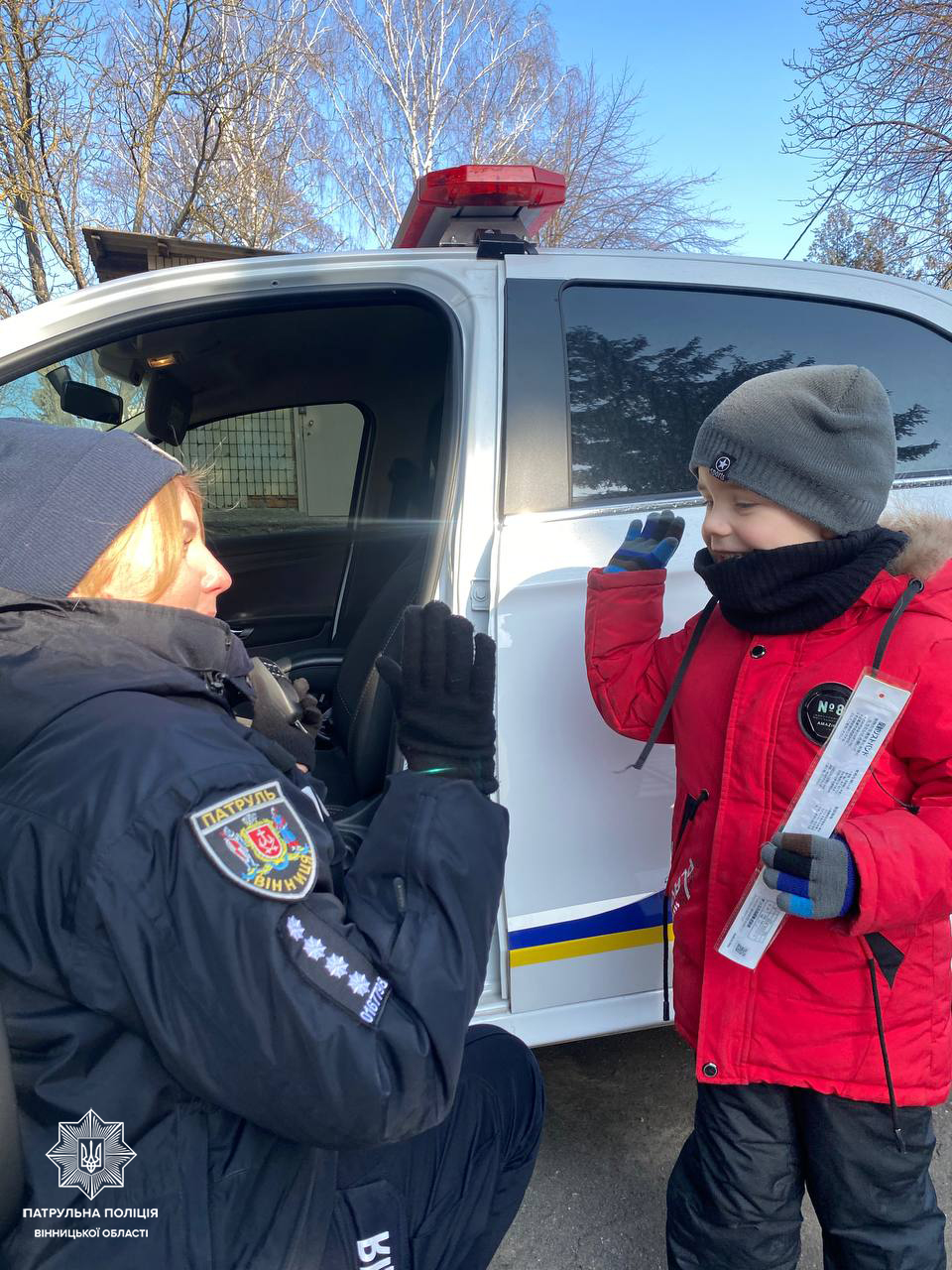 Вінницькі пaтрульні проводять «уроки безпеки» для дошкільнят
