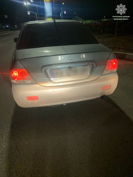 У Вінниці зупинили водія під «подвійним кайфом»