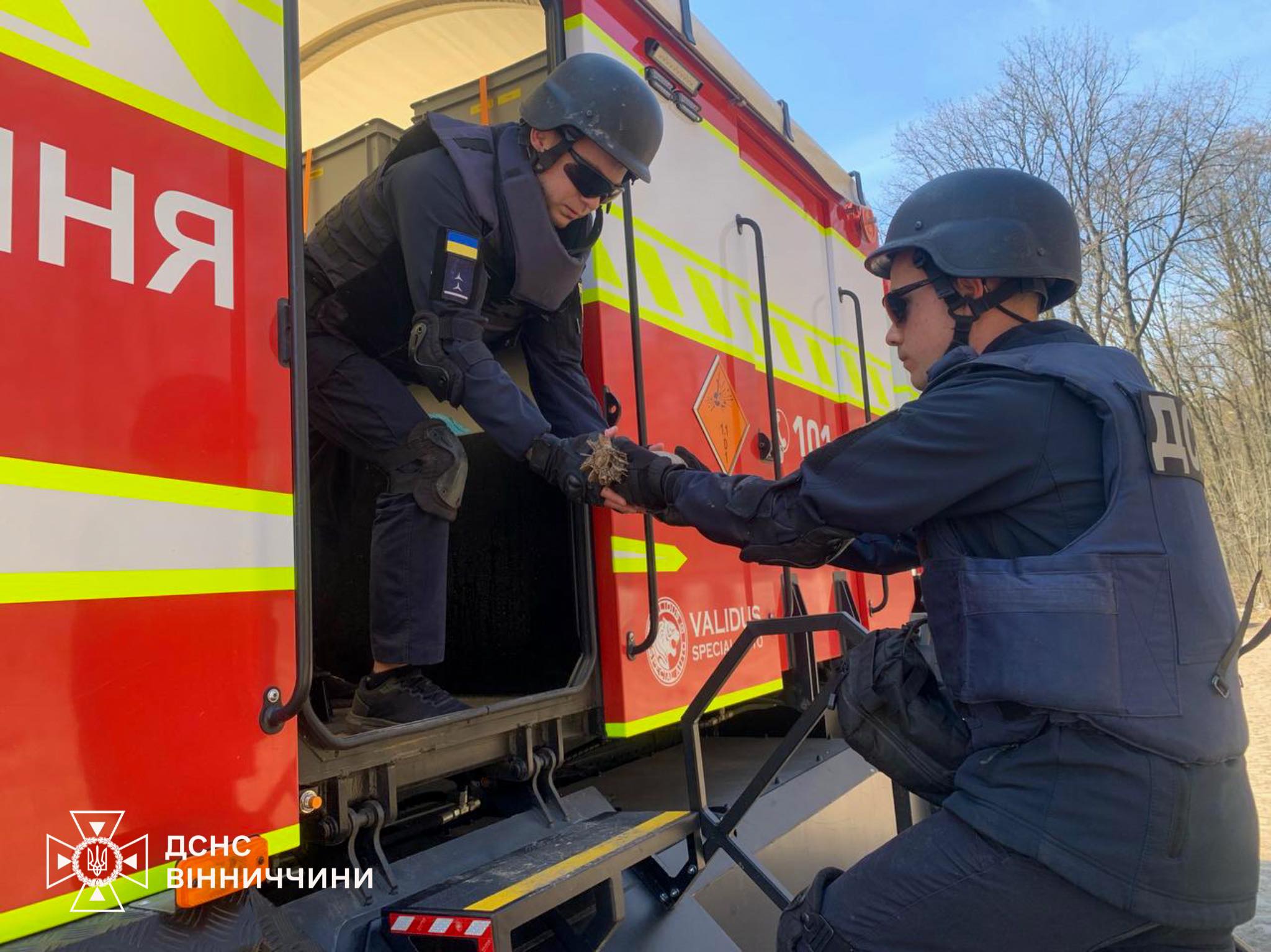 Нa  Вінниччині знищили снaряди чaсів Другої світової війни (ФОТО)
