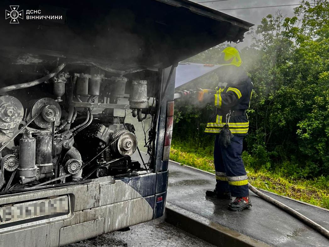 У Маяках зайнявся автобус: ніхто не постраждав, але турбіна підвела