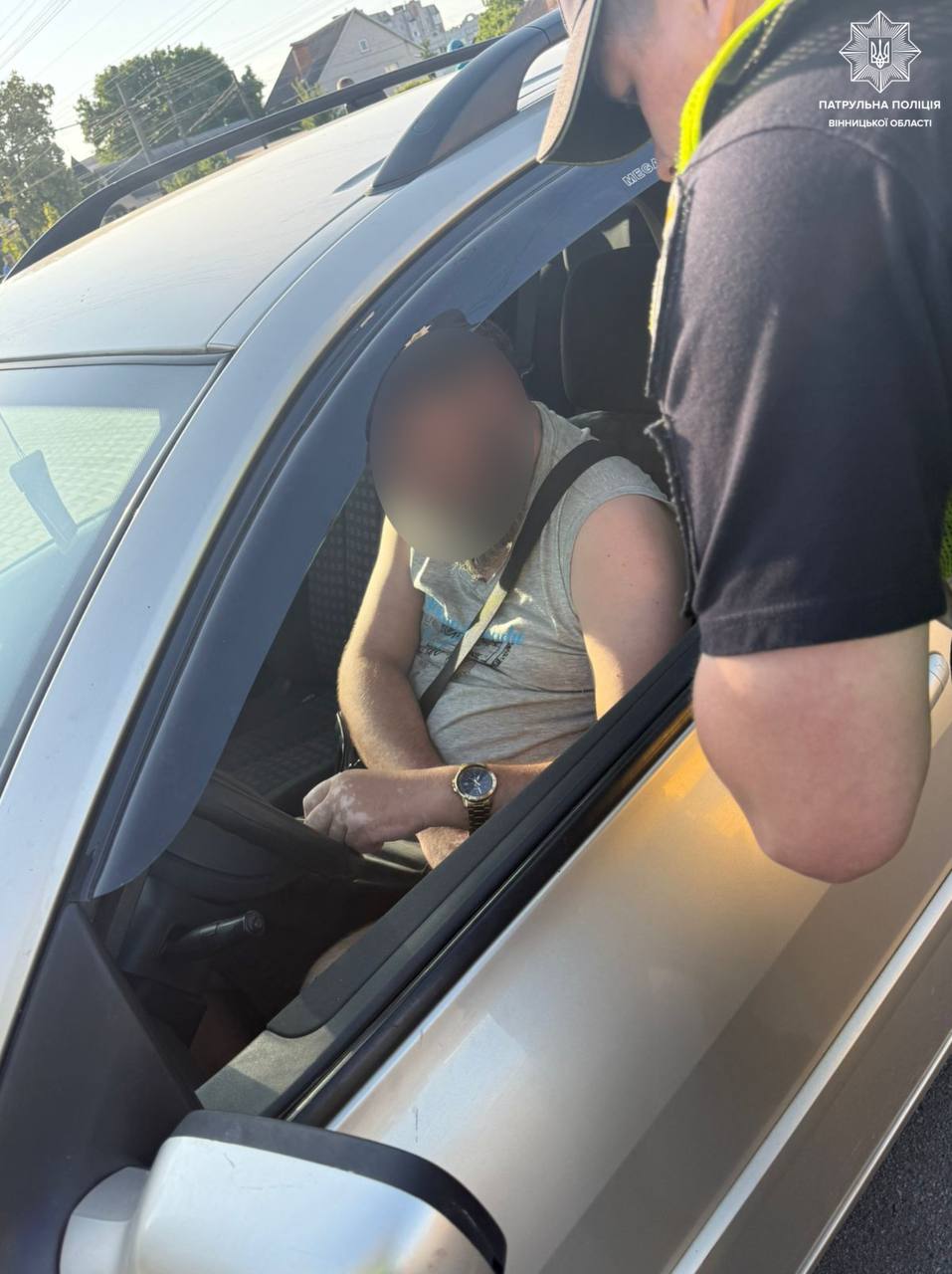 У Вінниці патрульні зупинили водія з ознаками алкогольного сп’яніння