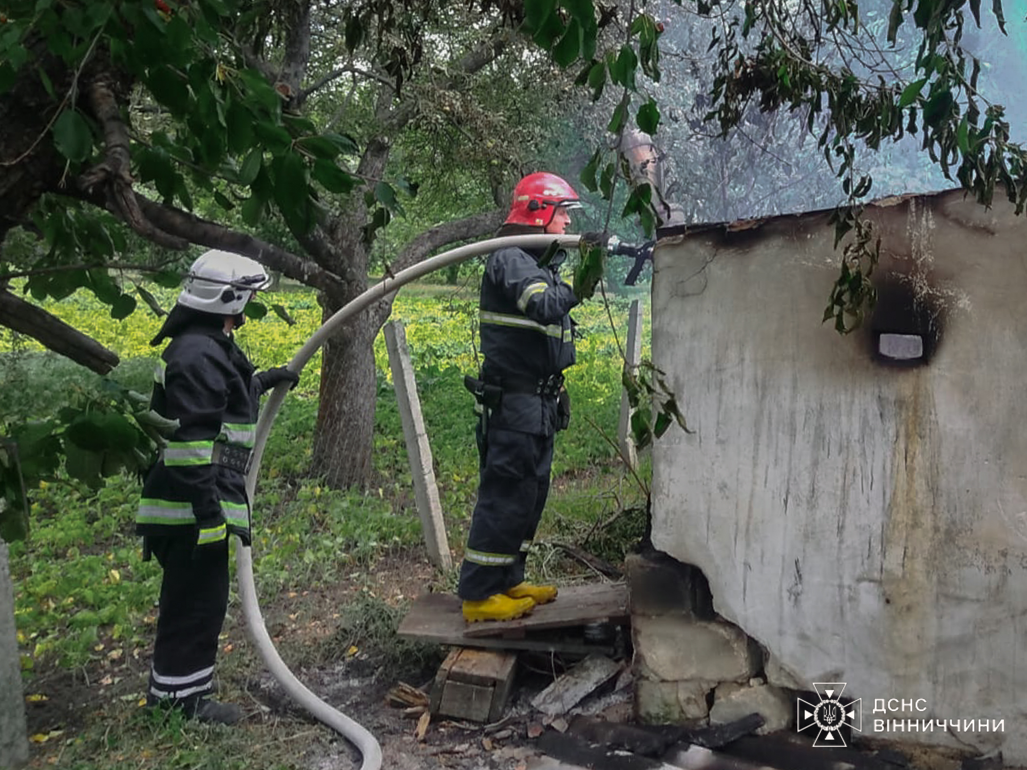 У Вінницькій області за добу ліквідовано 14 пожеж: горіла суха трава та господарчі будівлі