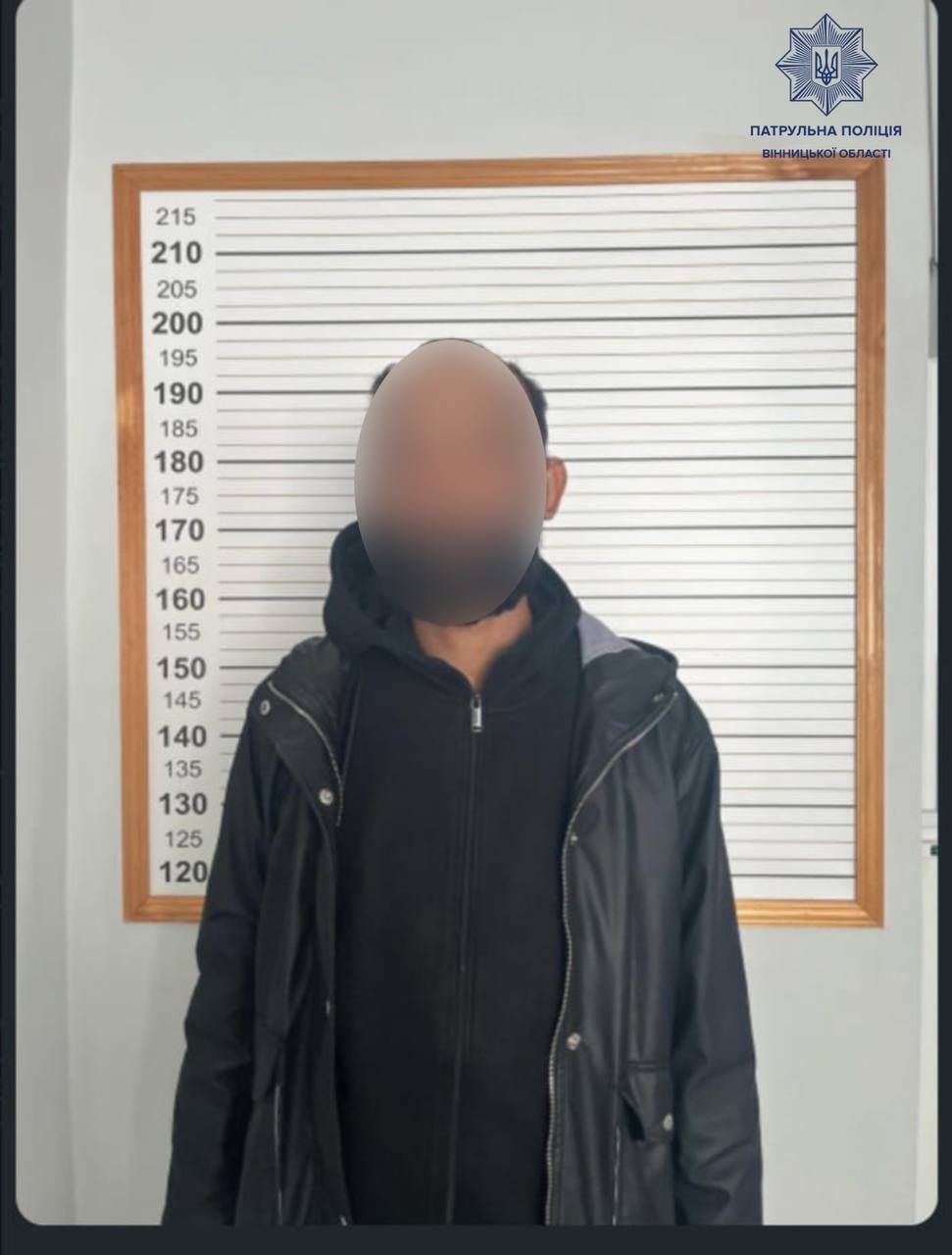 У Вінниці патрульні ТОРу впіймали розшукуваного за грабіж
