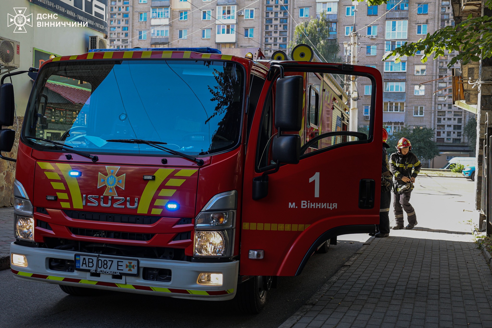 У спальному районі Вінниці сталася пожежа