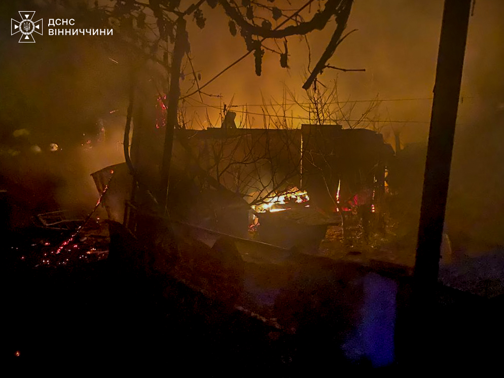 Чотири пожежі за добу на Вінниччині: рятувальники оперативно ліквідували займання