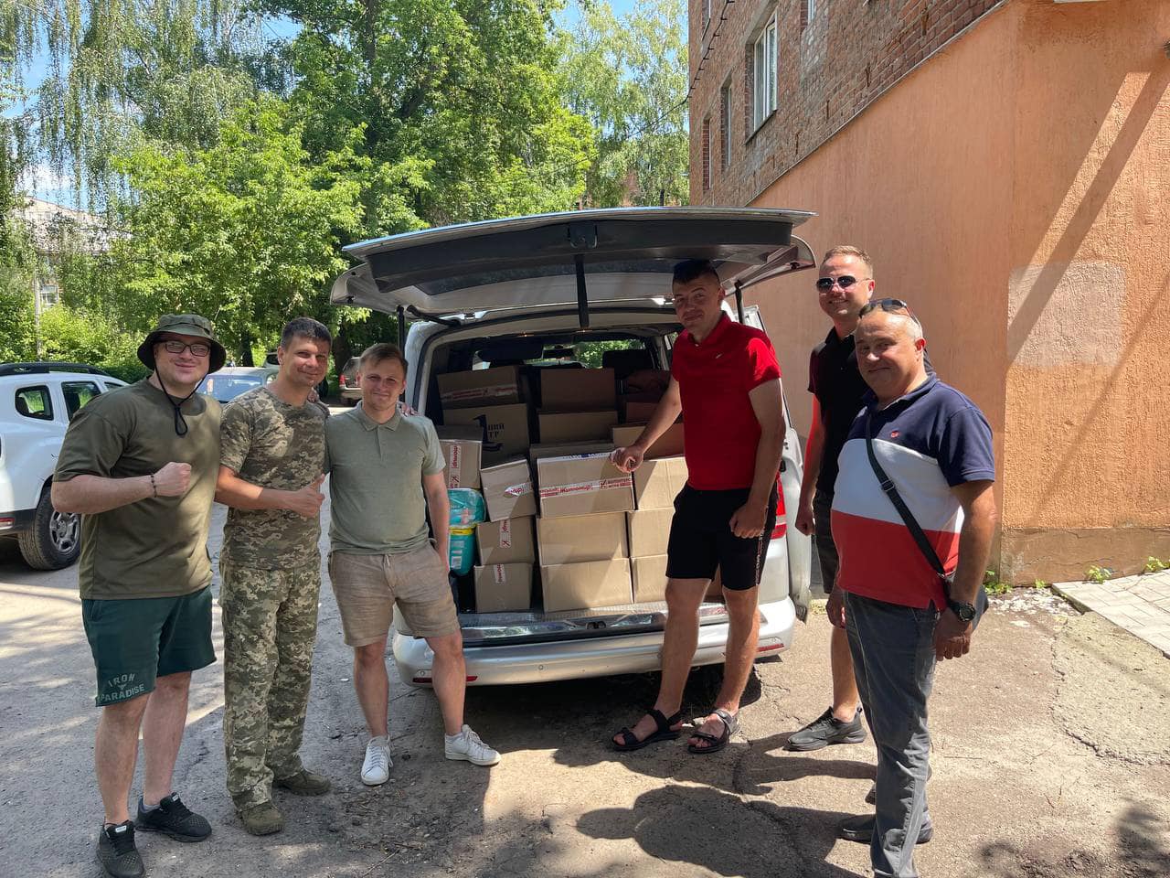 Волонтерський штаб "Українська команда" звітує про надану допомогу 